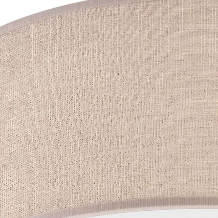 Iluminação de teto MONTE 1xE27/60W/230V diâmetro 35 cm castanho