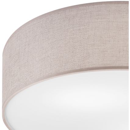 Iluminação de teto MONTE 2xE27/60W/230V bege
