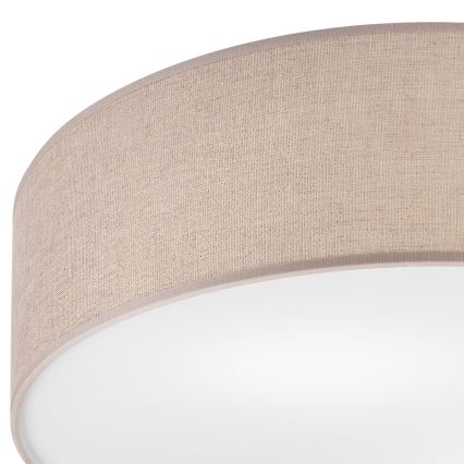 Iluminação de teto MONTE 2xE27/60W/230V castanho