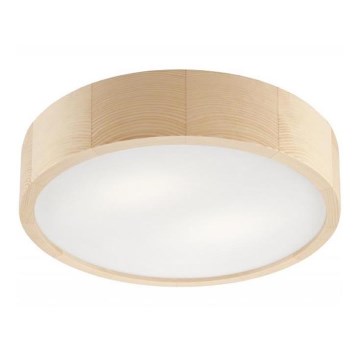 Iluminação de teto NATURAL 2xE27/60W/230V ø 37 cm pinho - FSC certificado