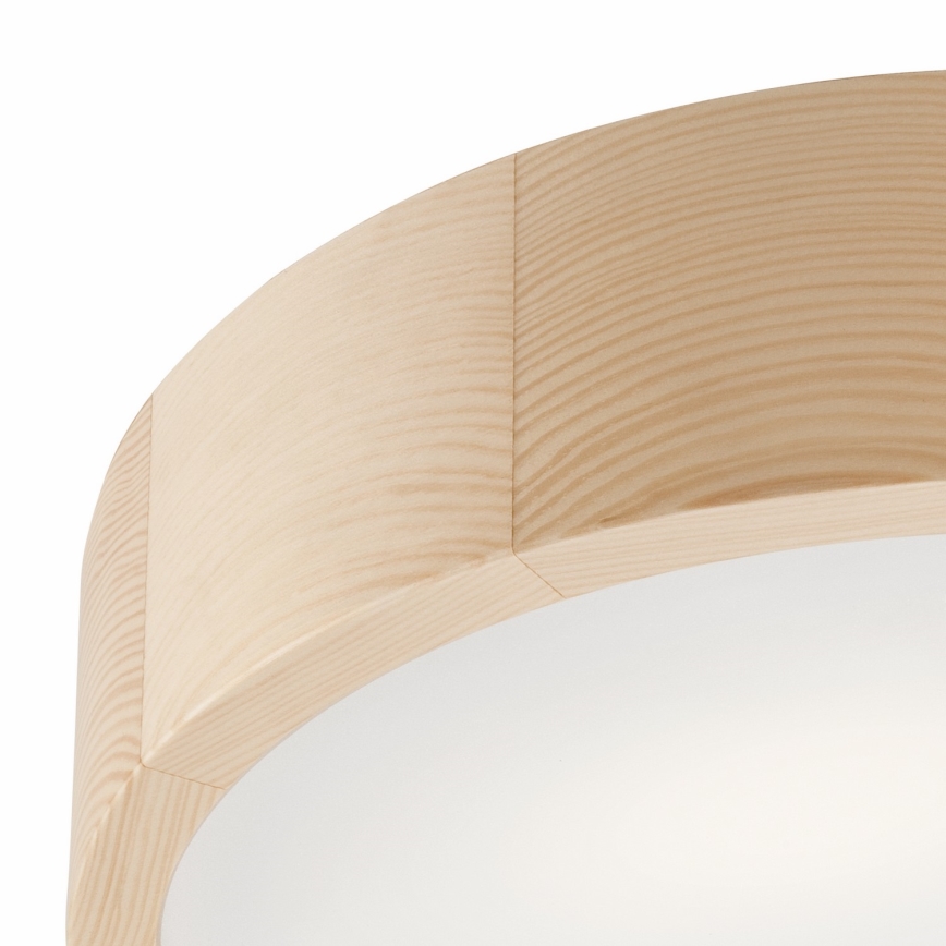Iluminação de teto NATURAL 2xE27/60W/230V ø 37 cm pinho - FSC certificado