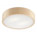 Iluminação de teto NATURAL 2xE27/60W/230V ø 37 cm pinho