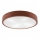 Iluminação de teto NATURAL 4xE27/60W/230V ø 57 cm pinho/castanho