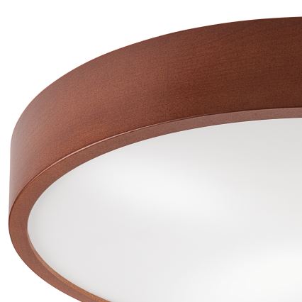 Iluminação de teto NATURAL 4xE27/60W/230V ø 57 cm pinho/castanho