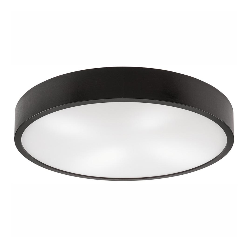 Iluminação de teto NATURAL 4xE27/60W/230V ø 57 cm wenge/pinho