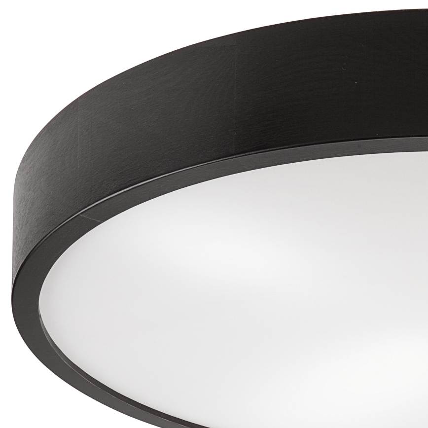 Iluminação de teto NATURAL 4xE27/60W/230V ø 57 cm wenge/pinho