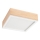 Iluminação de teto NATURAL SQUARE 2xE27/15W/230V 31x31 cm pinho/branco