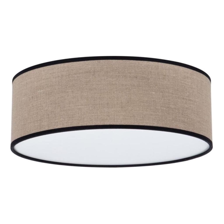 Iluminação de teto NEGRO 3xE27/25W/230V 38 cm - certificado por FSC