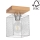 Iluminação de teto NORMAN WOOD 1xE27/25W/230V carvalho mate - certificado por FSC