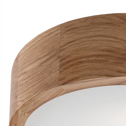 Iluminação de teto OAK 1xE27/60W/230V carvalho ø 27,5 cm - FSC certificado