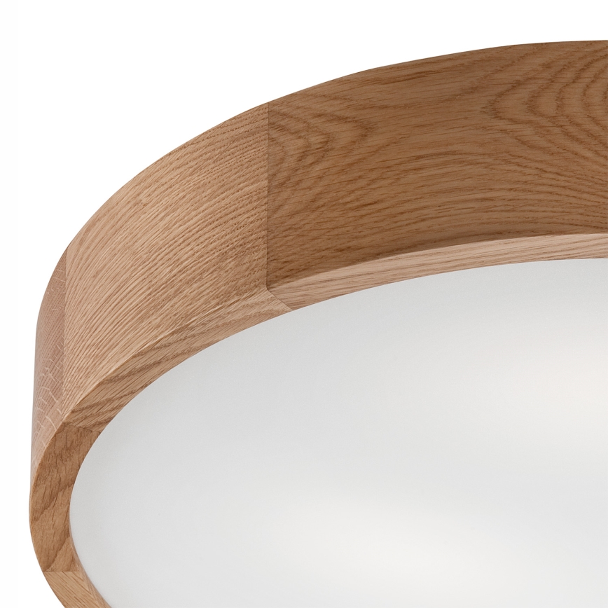 Iluminação de teto OAK 3xE27/60W/230V carvalho ø 47,5 cm - FSC certificado