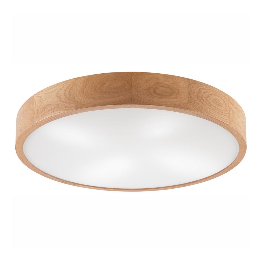 Iluminação de teto OAK 4xE27/60W/230V ø 57 cm carvalho
