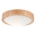Iluminação de teto OAK SLIM 1xE27/60W/230V carvalho ø 27 cm - FSC certificado