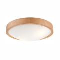 Iluminação de teto OAK SLIM 2xE27/60W/230V carvalho ø 37 cm - FSC certificado