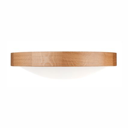 Iluminação de teto OAK SLIM 2xE27/60W/230V carvalho ø 37 cm - FSC certificado