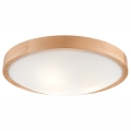 Iluminação de teto OAK SLIM 3×E27/60W/230V Carvalho ø 47 cm