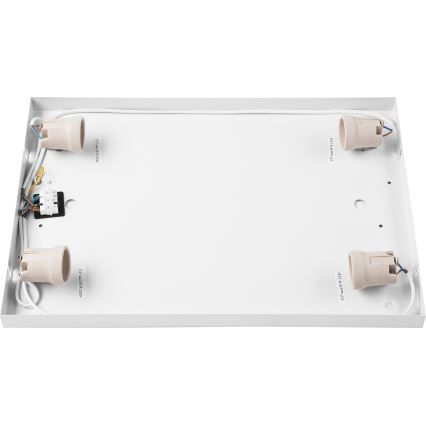 Iluminação de teto OAK SQUARE 4xE27/15W/230V 45x45 cm carvalho