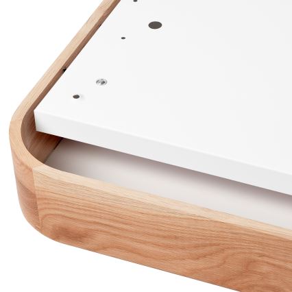 Iluminação de teto OAK SQUARE 4xE27/15W/230V 45x45 cm carvalho