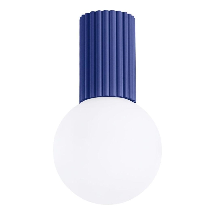 Iluminação de teto para casa de banho HALO 1xG9/8W/230V diâmetro 12 cm IP44 azul