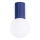 Iluminação de teto para casa de banho HALO 1xG9/8W/230V diâmetro 12 cm IP44 azul