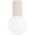 Iluminação de teto para casa de banho HALO 1xG9/8W/230V diâmetro 12 cm IP44 creme