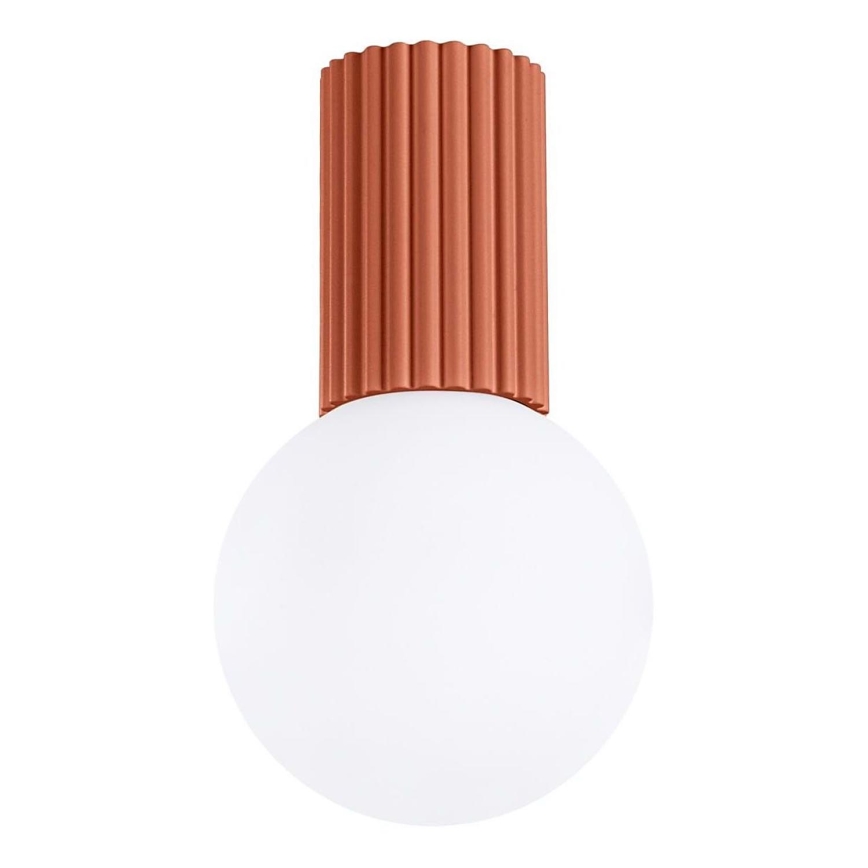 Iluminação de teto para casa de banho HALO 1xG9/8W/230V diâmetro 12 cm IP44 laranja