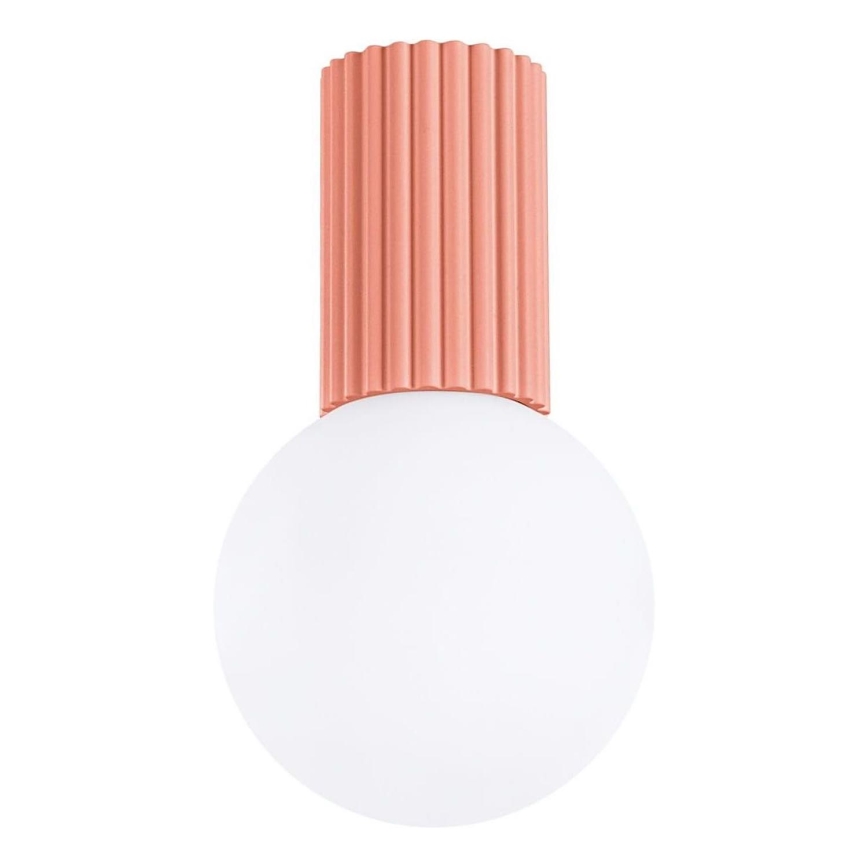 Iluminação de teto para casa de banho HALO 1xG9/8W/230V diâmetro 12 cm IP44 rosa