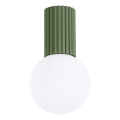 Iluminação de teto para casa de banho HALO 1xG9/8W/230V diâmetro 12 cm IP44 verde