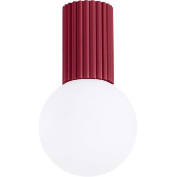 Iluminação de teto para casa de banho HALO 1xG9/8W/230V diâmetro 12 cm IP44 vermelho
