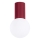 Iluminação de teto para casa de banho HALO 1xG9/8W/230V diâmetro 12 cm IP44 vermelho