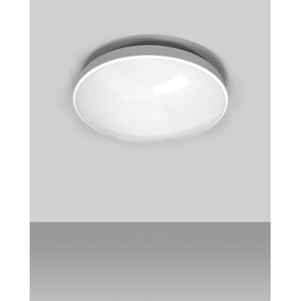Iluminação de teto para casa de banho LED CIRCLE LED/24W/230V 4000K diâmetro 37 cm IP44 branco