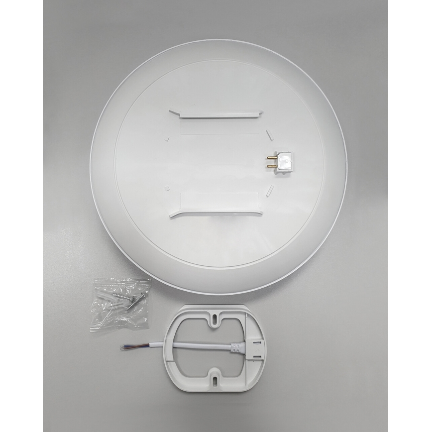 Iluminação de teto para casa de banho LED CIRCLE LED/24W/230V 4000K diâmetro 37 cm IP44 branco
