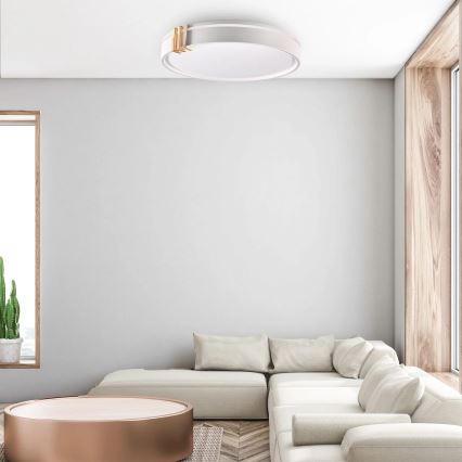 Iluminação de teto para casa de banho LED com regulação ARLETTA LED/72W/230V diâmetro 48 cm 3000-6000K IP44 + comando