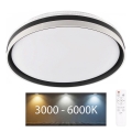 Iluminação de teto para casa de banho LED com regulação BARBARA LED/72W/230V diâmetro 48,5 cm 3000-6000K IP44 + comando