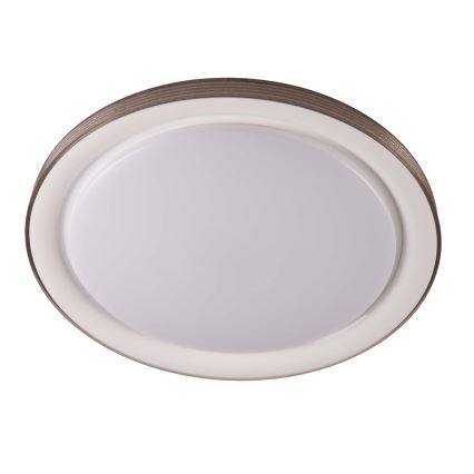 Iluminação de teto para casa de banho LED com regulação GRAŻYNA LED/48W/230V 3000-6000K diâmetro 41 cm IP44 cinzento + comando