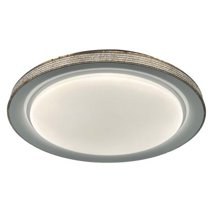 Iluminação de teto para casa de banho LED com regulação GRAŻYNA LED/72W/230V 3000-6000K diâmetro 51 cm IP44 cinzento + comando