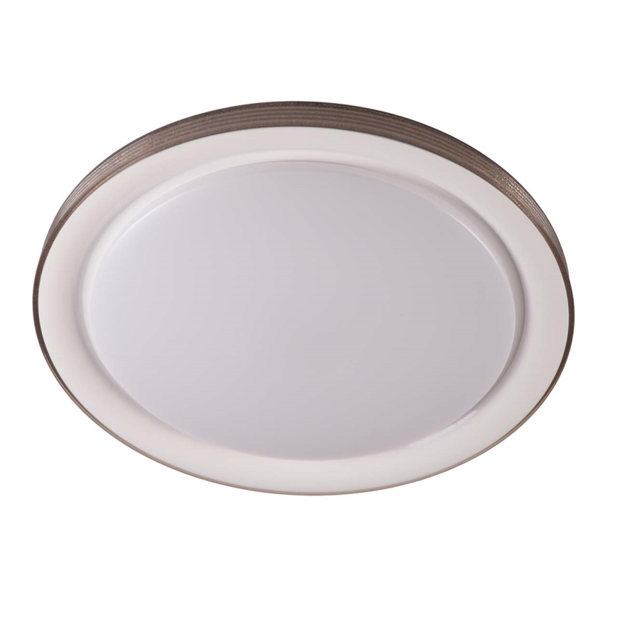 Iluminação de teto para casa de banho LED com regulação GRAŻYNA LED/72W/230V 3000-6000K diâmetro 51 cm IP44 cinzento + comando