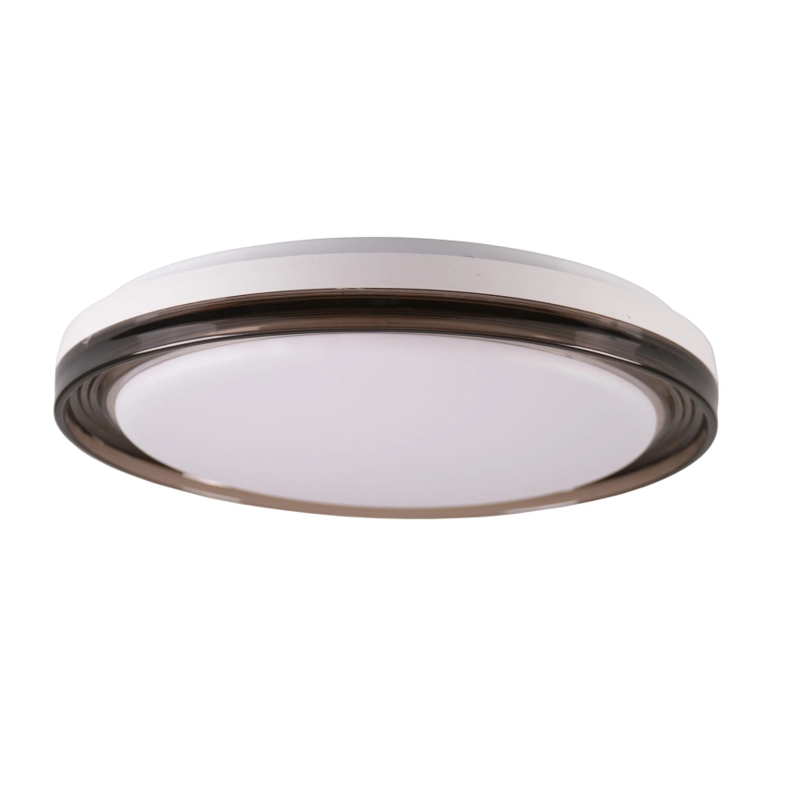 Iluminação de teto para casa de banho LED com regulação HALINA LED/48W/230V 3000-6000K diâmetro 38 cm IP44 preto + comando