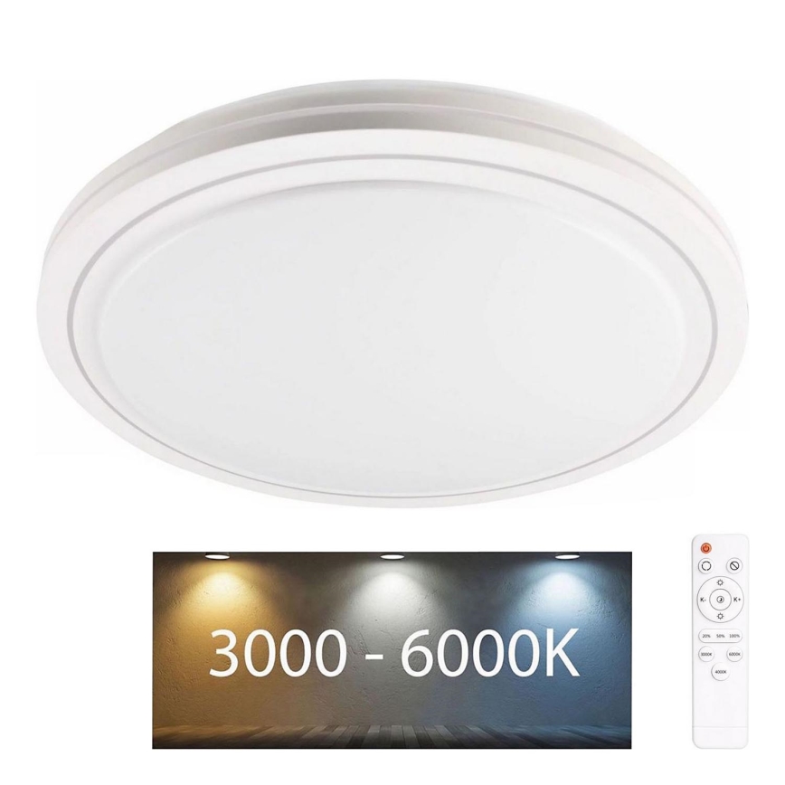 Iluminação de teto para casa de banho LED com regulação MARIAN LED/72W/230V diâmetro 48 cm 3000-6000K IP44 + comando