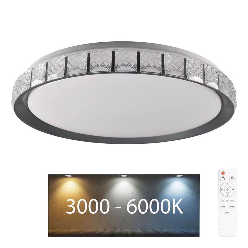 Iluminação de teto para casa de banho LED com regulação NINA LED/72W/230V diâmetro 49 cm 3000-6000K IP44 + comando