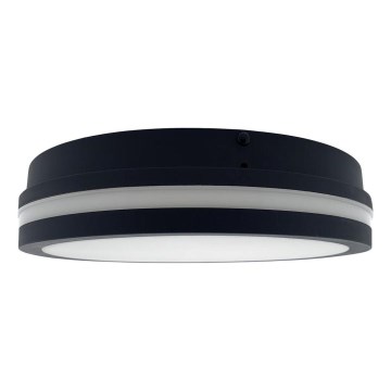 Iluminação de teto para casa de banho LED com sensor ELLÉ LED/24W/230V 3000/4000/6500K diâmetro 26 cm IP54 antracite