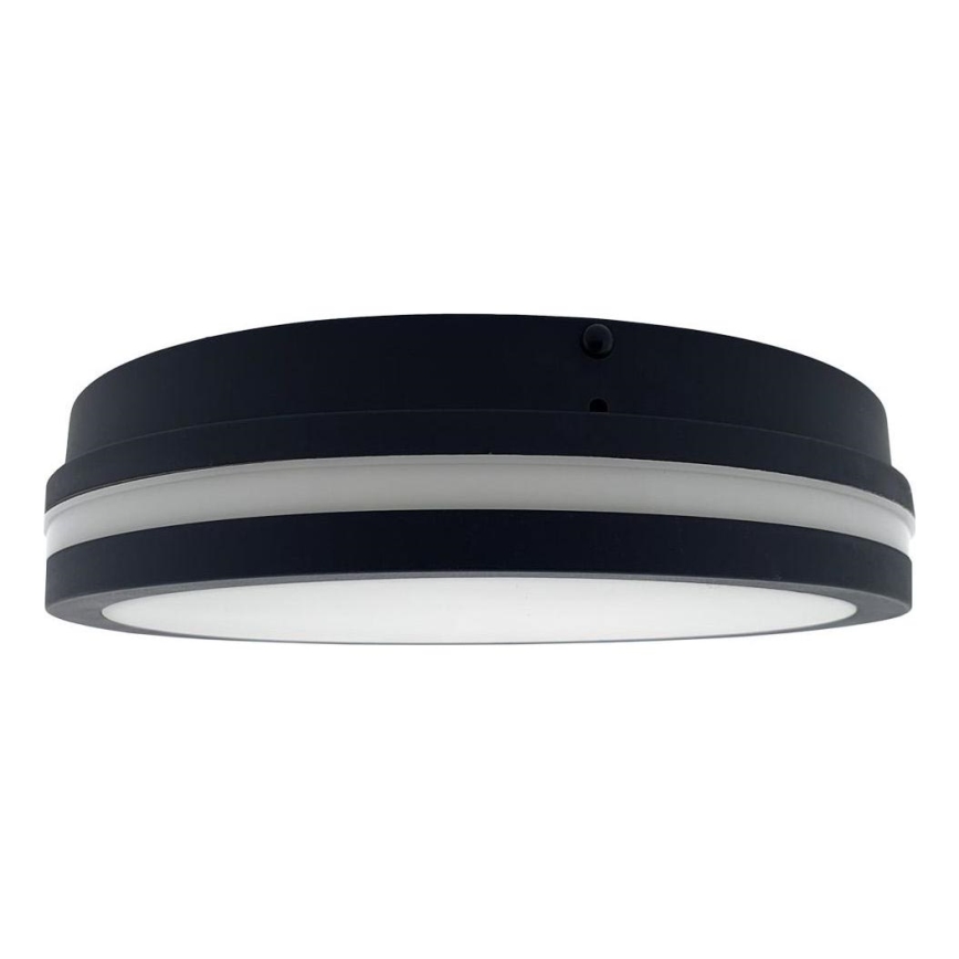 Iluminação de teto para casa de banho LED com sensor ELLÉ LED/24W/230V 3000/4000/6500K diâmetro 26 cm IP54 antracite
