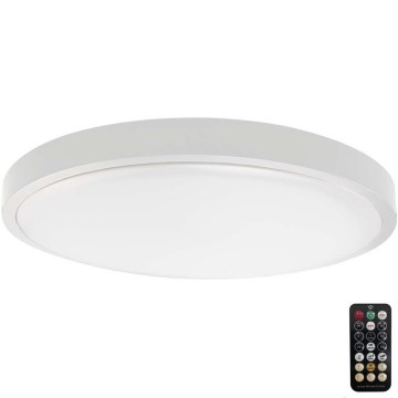 Iluminação de teto para casa de banho LED com sensor LED/18W/230V 6500K IP44 branco + comando