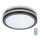 Iluminação de teto para casa de banho LED com sensor LED/24W/230V 3000/4000/6500K IP65 diâmetro 30 cm preto + comando