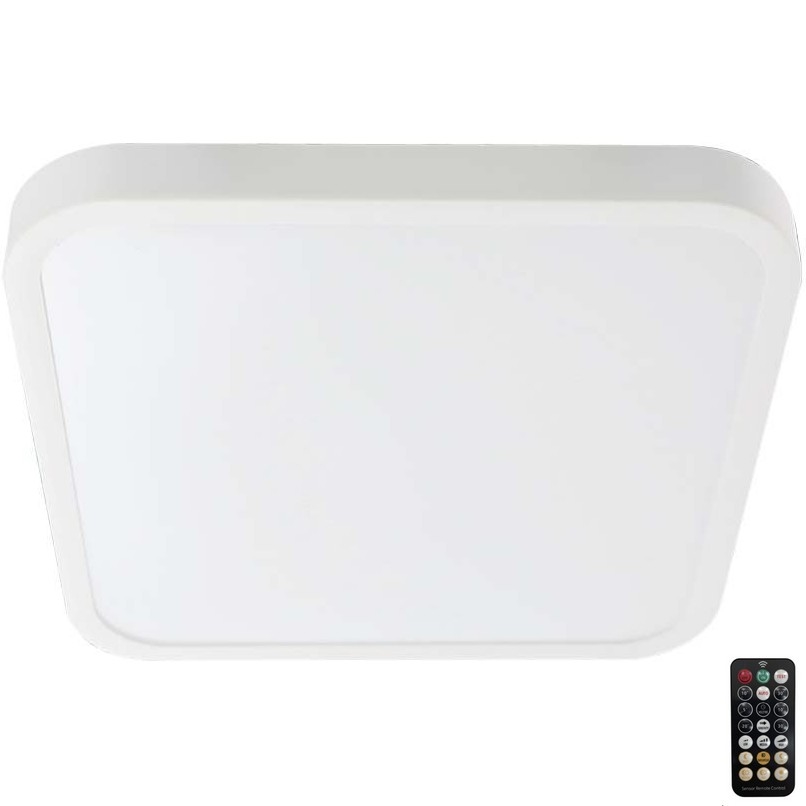 Iluminação de teto para casa de banho LED com sensor LED/36W/230V 4000K IP44 branco + comando