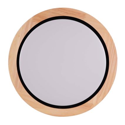 Iluminação de teto para casa de banho LED DAREK LED/24W/230V diâmetro 39 cm IP44 carvalho