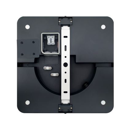Iluminação de teto para casa de banho LED ELLÉ LED/24W/230V 3000/4000/6500K 26x26 cm IP54 antracite