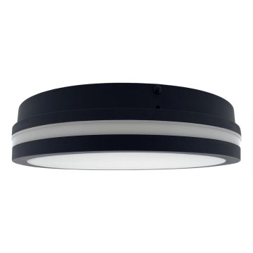 Iluminação de teto para casa de banho LED ELLÉ LED/24W/230V 3000/4000/6500K diâmetro 26 cm IP54 antracite