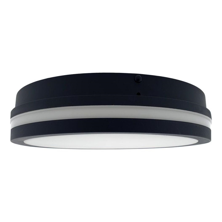 Iluminação de teto para casa de banho LED ELLÉ LED/24W/230V 3000/4000/6500K diâmetro 26 cm IP54 antracite