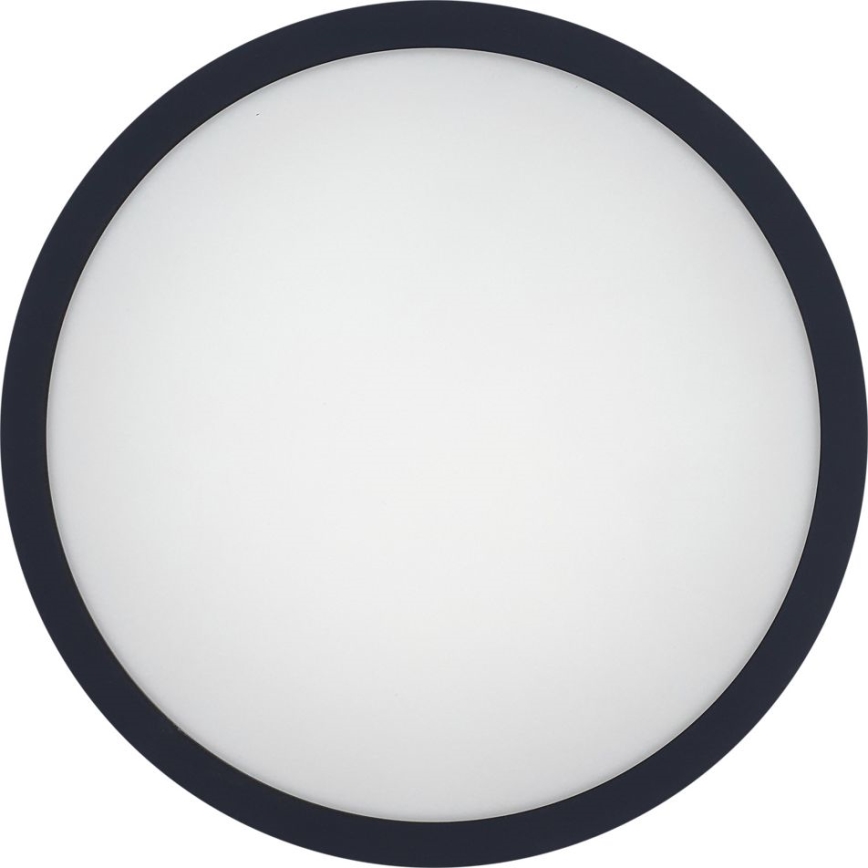 Iluminação de teto para casa de banho LED ELLÉ LED/24W/230V 3000/4000/6500K diâmetro 26 cm IP54 antracite